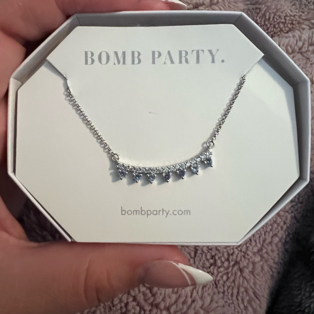 March collection bomb party necklace